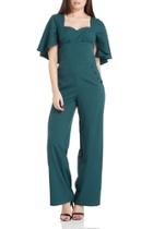  Esmeralda Cape-sleeve Jumpsuit