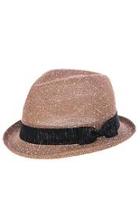  Sparkly Woven Fedora