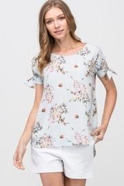  Floral Stripes Blouse