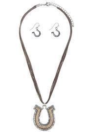  Horseshoe Necklace Set