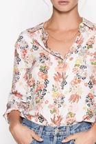  Floral Silk Shirt