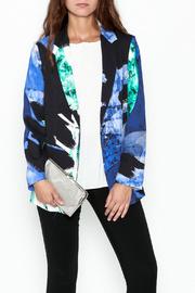  Abstract Print Blazer
