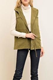  Open Zip Up Vest