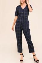  Grid Jumpsuit
