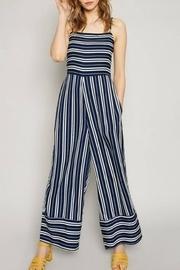  Striped Palazzo Jumpsuit