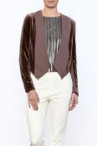  Velvet Shredded Jacket