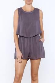  Lilac Open Back Romper