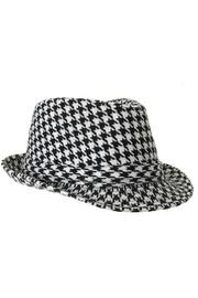  Houndstooth Fedora Hat