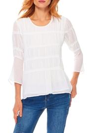  Smocking Detail Blouse