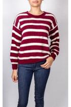  Red Striped Pullover