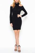  Cold Shoulder Sweater-dress