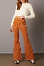  High-waist Corduroy Bell-bottoms