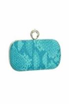  Turquoise One Ring Clutch