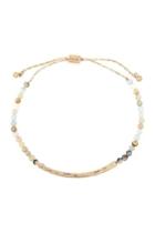  Natural-stone-beads Slider-bracelet