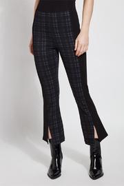  Eton Plaid Split Hem Legging Pant