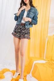  Printed Embroidered Shorts