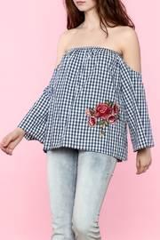  Gingham Off The Shoulder Top