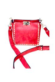  Mini Studded Crossbody With Turn Lock Closure