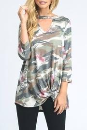  Camo Print Top