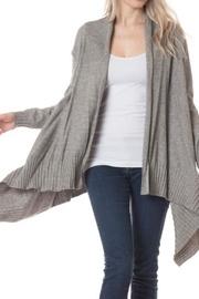  High-low Grey Cardigan