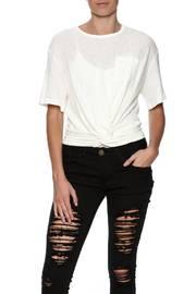  Knot Front Tee