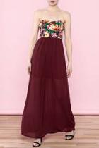  Marsala Maxi Dress