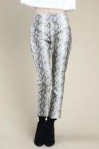  Vegan Snakskin Pants