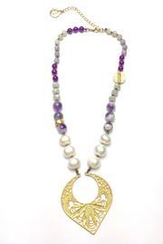  Natural Amethyst Necklace