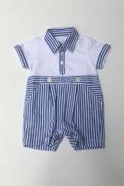  Half Striped Romper