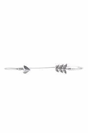  Leaf Rhodium Bracelet