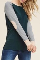  Colorblock Pullover Sweater
