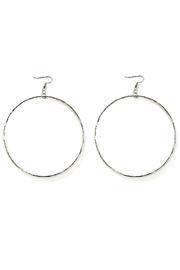  Janina's Silver Hoops