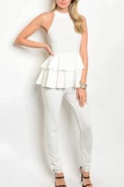 1 Piece White Jumpsuit