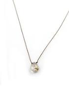  Marina Gold-rutilated Quartz Necklace