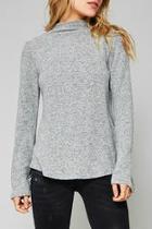  Fitted Fuzzy Sweater
