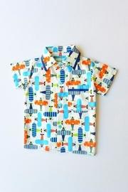  Airplane Print Shirt