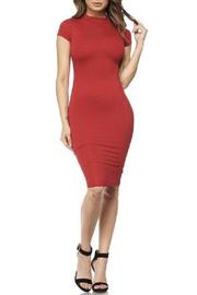  Lace-up Back Dress