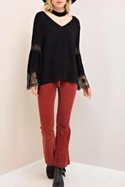  V Neck Choker Top