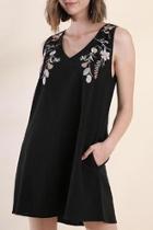  Christa Embroidered Dress
