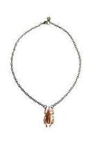  Rose Gold Beetle Necklace