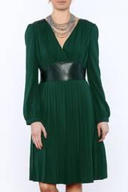  Forest Green Knee Dress