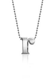  R Initial Necklace