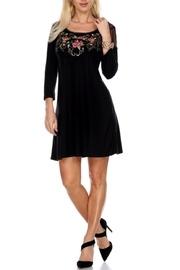 Black Emb Dress