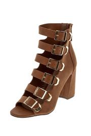  Tan Buckle Shoes