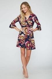  Faux Wrap Floral Dress