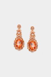  Crystal Rosette Earrings