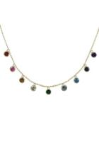  Multi Color Charm-necklace