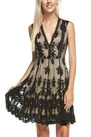  Lace V-neck Dress