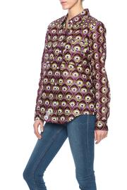  Peacock Button Up