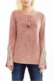  Cotton Henley Top